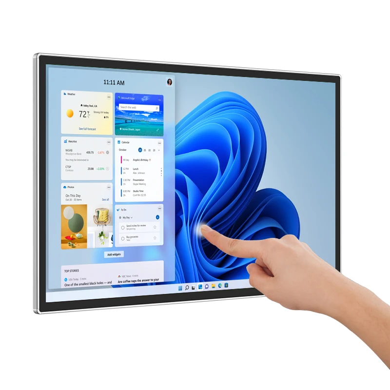 New 21.5 32 43 All-in-One Touch Computer LCD for Touch Screen Technology Wall Mounted Digital Screen