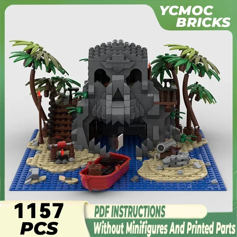 Maritime Military Islands Model Moc Building Bricks Skull Lsland Technology Modular Blocks Gift Christmas Toys DIY Sets Assembly