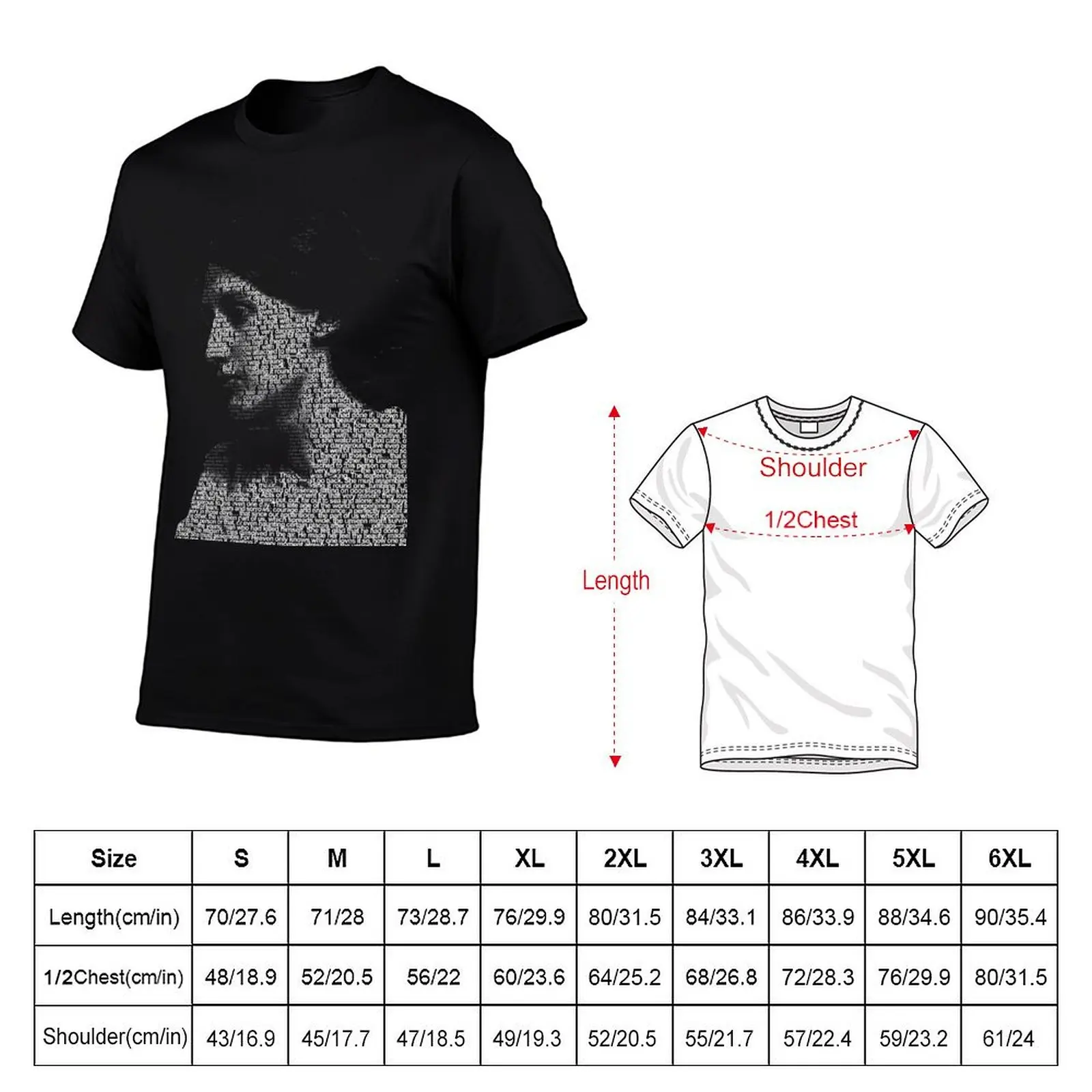 Virginia Woolf - Word Portrait (white text from the opening of Mrs. Dalloway) T-Shirt Dry Fit Running Short Sleeve Top