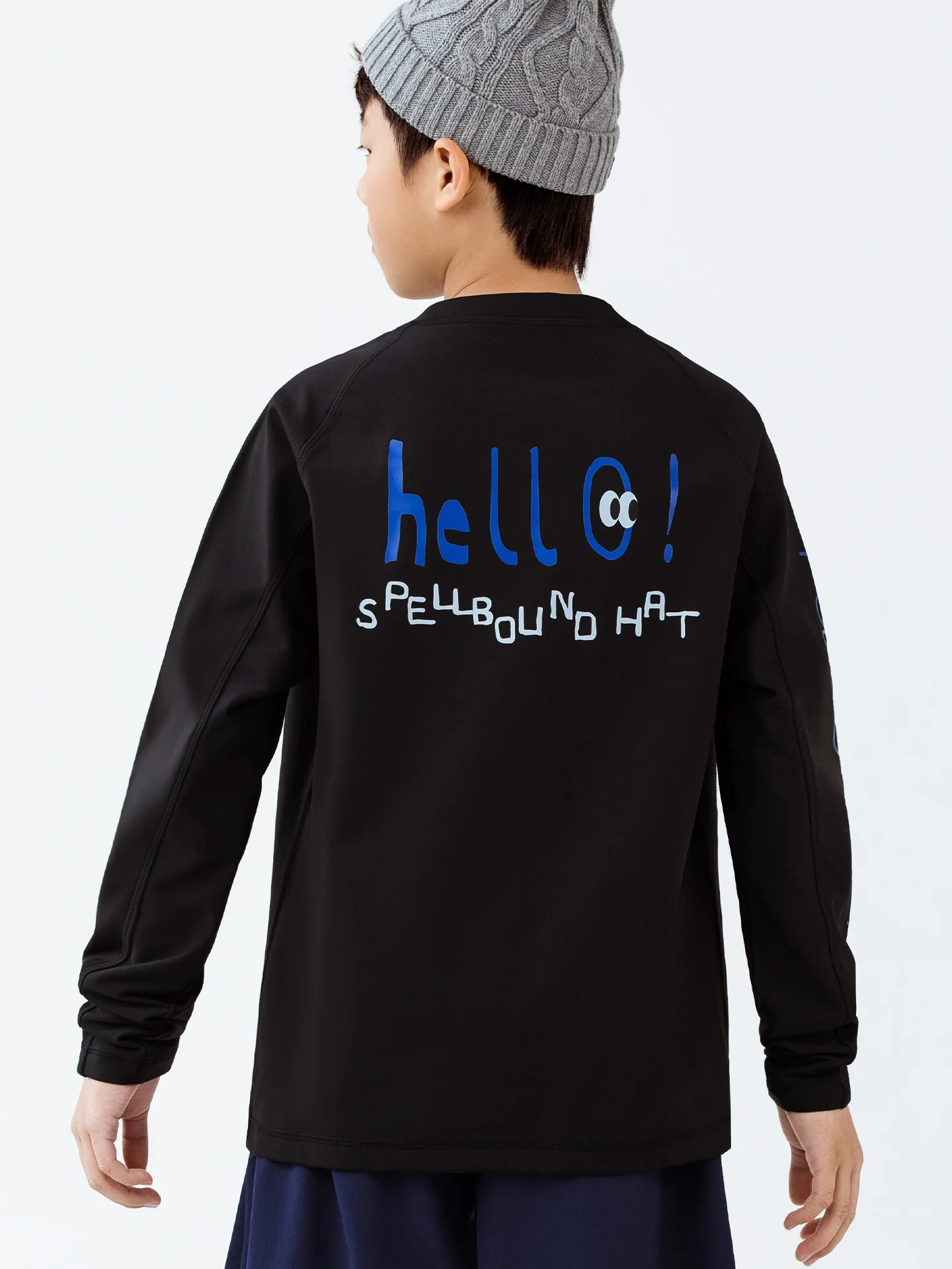 Volcanic Fleece Long Sleeve T-Shirt Unisex Kids' Autumn Winter New Arrival Quick Dry Comfortable Soft Print Top for Boys And ...