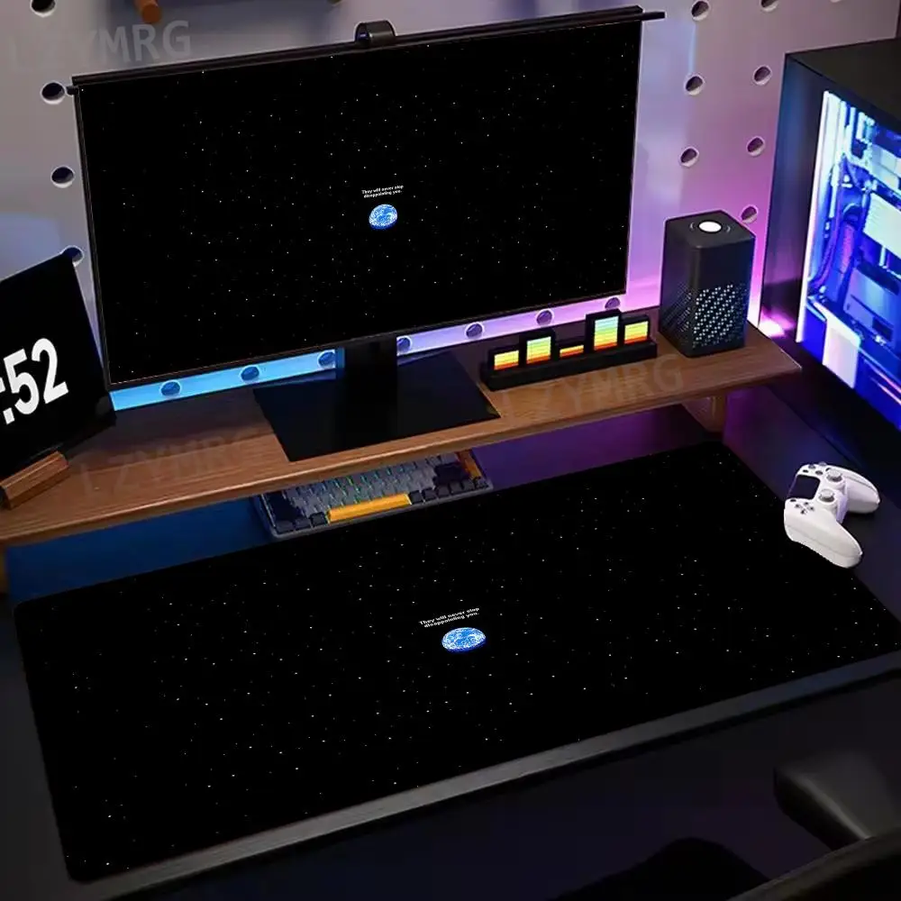 

Коврик для мыши с рисунком звездного неба, большой резиновый противоскользящий коврик для ПК, настольные аксессуары, коврик для мыши для офисов и геймеров, декоративный коврик для клавиатуры