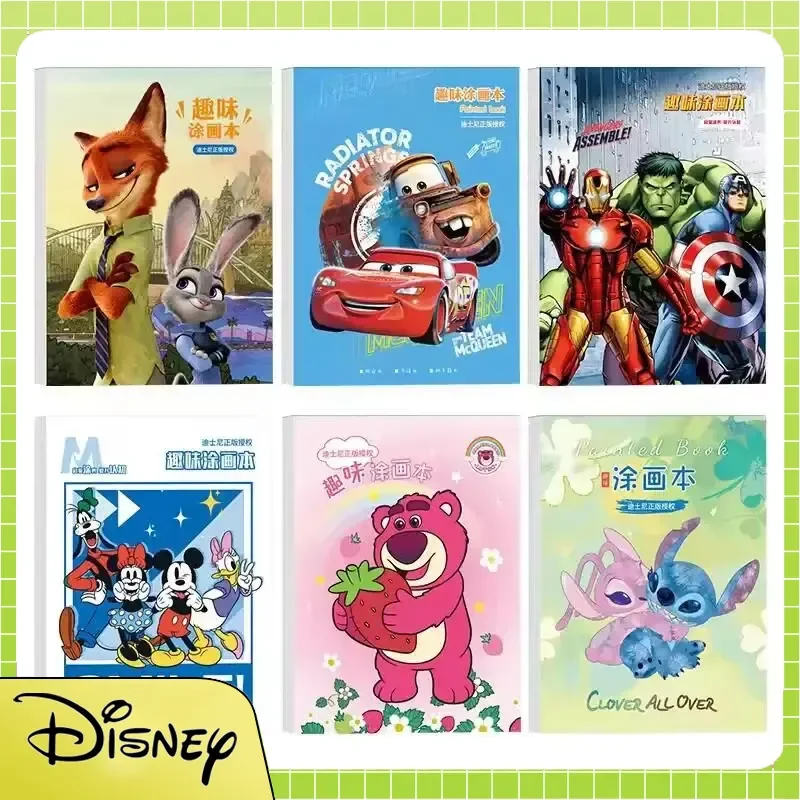 

Stitch Cartoon Coloring Book Marvel Disney Lilo & Stitch Children'S Painting Kindergarten Graffiti Copy Sketch Book Kid'S Gift