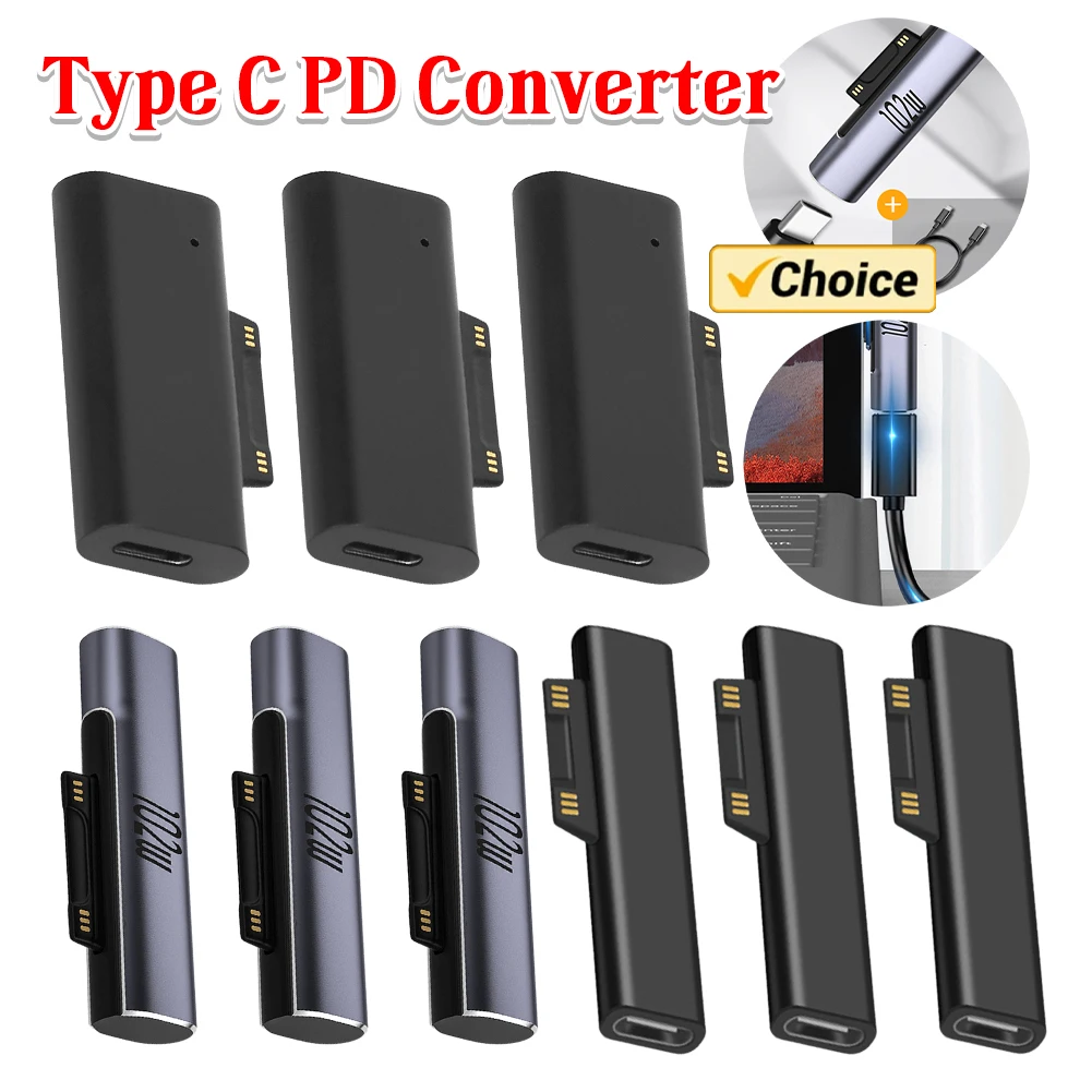 

PD Adapter Tablet Magnetic Charging Converter Laptop Notebook Charger Plug Connector Computer Accessory