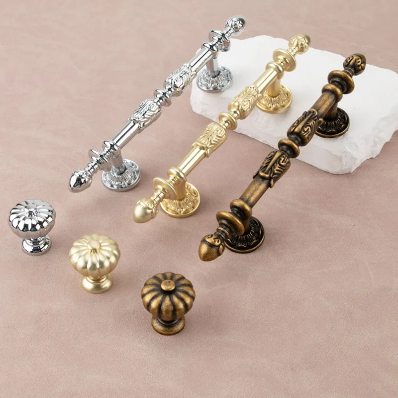 

European Style Handles, Retro, Light Luxury, Kitchen Cabinets, Cabinet Doors, Drawers, Neoclassical Handles