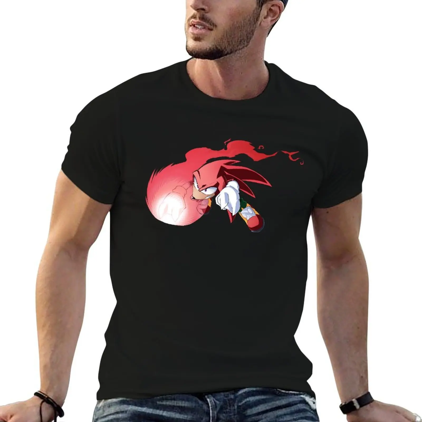 

Knuckles Fire Punch T-Shirt man t shirt cotton man t shirt heavy cotton T-Shirt