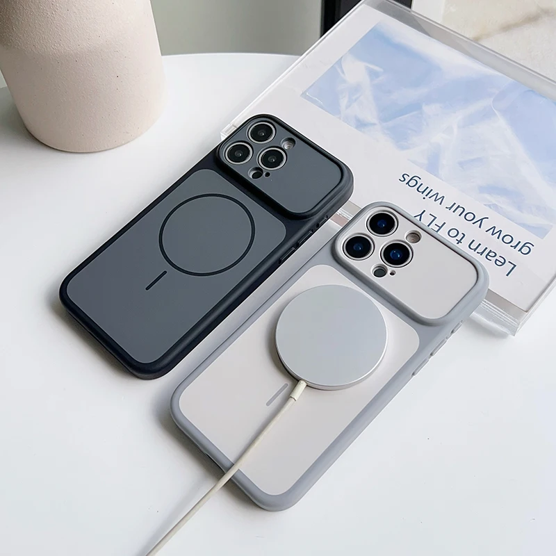 Portable And Minimalist Wireless Charging Phone Case For IPhone 17 Pro Max 13 14 15 16 Anti Drop And Shock-Absorbing Protective