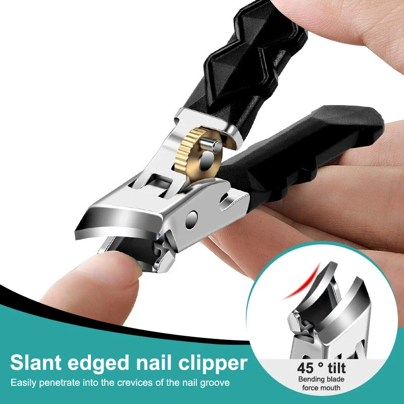 1pc Large Stainless Steel Nail Clipper Toenail Clippers Wide Jaw Opening Toenail Clippers For Thick Toenails For Seniors