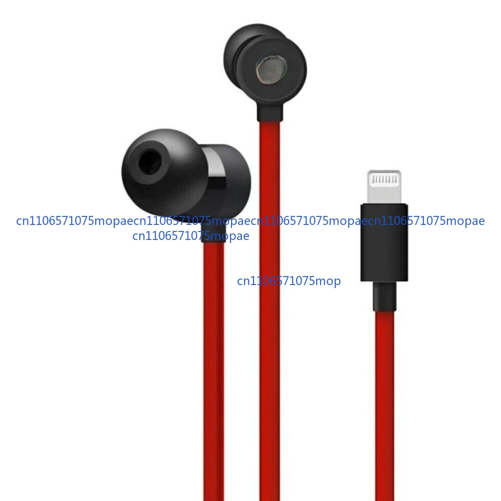 

Наушники Beats by Dr. Dre urBeats3 проводные, с разъемом Lightning, внутриканальные, красные, для iOS (без упаковки)