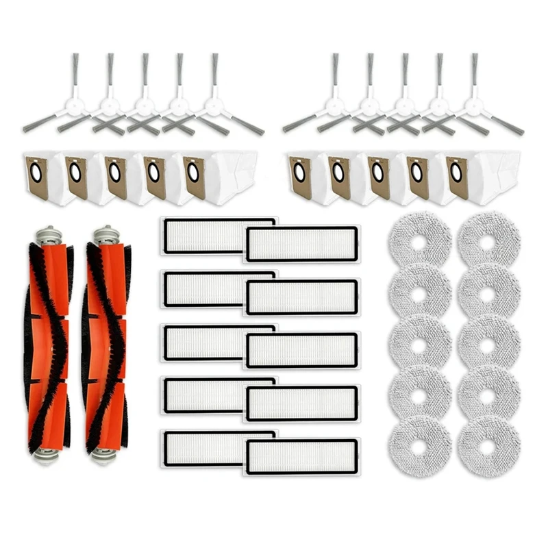 Brosse latérale principale pour aspirateur robot Xiaomi Cimport CN, filtre Hepa, tampon de vadrouille, sac à poussière, pièces de rechange, accessoires