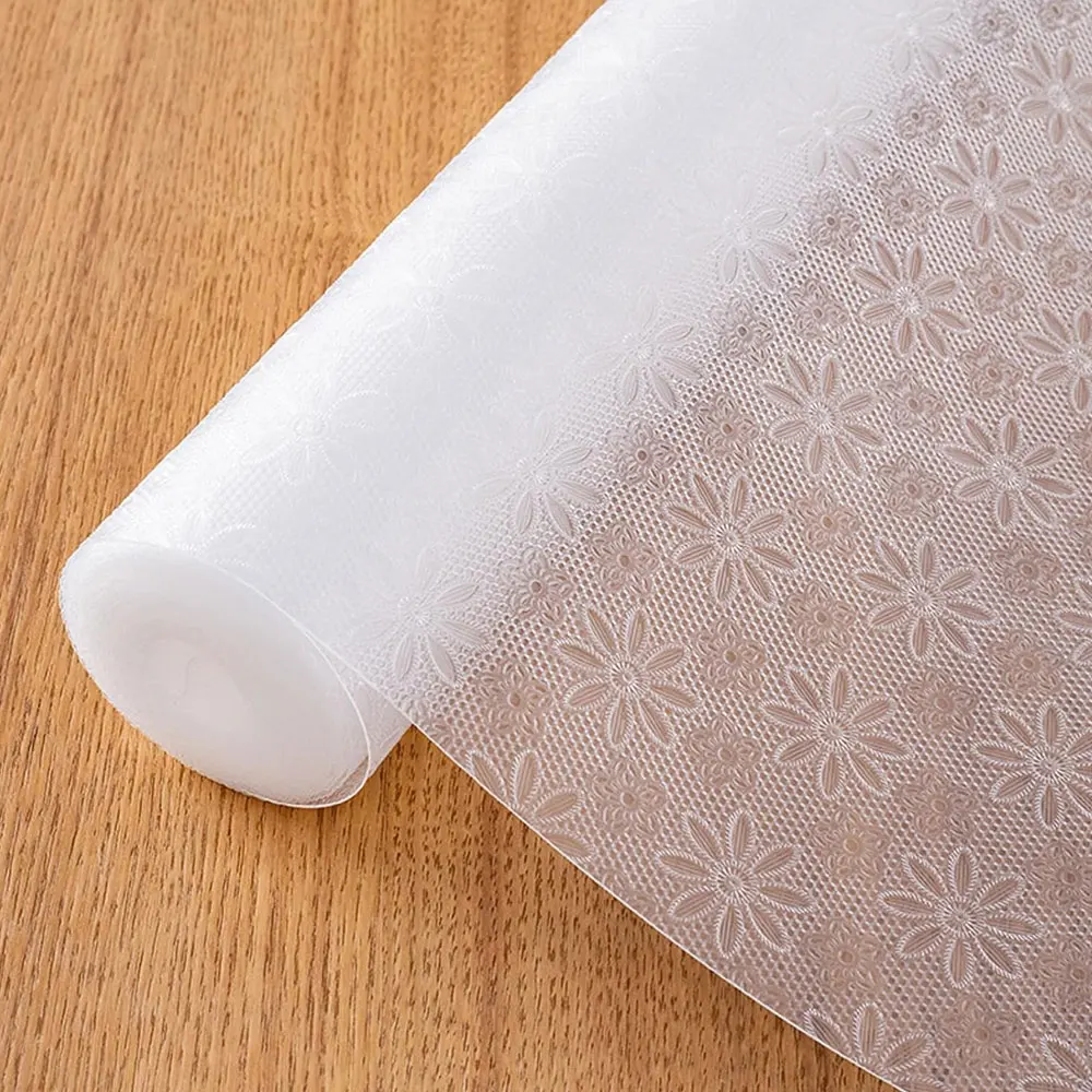 Anti‑slip Dust‑proof Kitchen Liner Non‑sticky Fridge Drawer Mat Oil‑proof Moisture‑proof Cuttable Easy Clean Home Organizer Pad