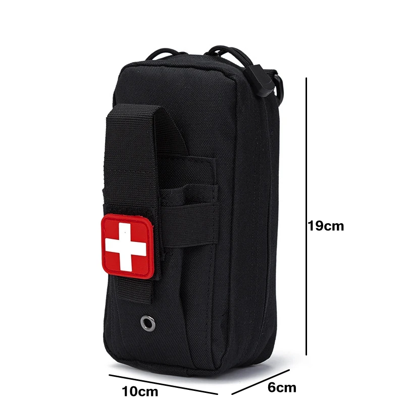 Molle Medical Pouch Tourniquet Holder Tactical First Aid Pouch Trauma Kit IFAK Pouch Emergency EMT Med Kit for Camping Hiking