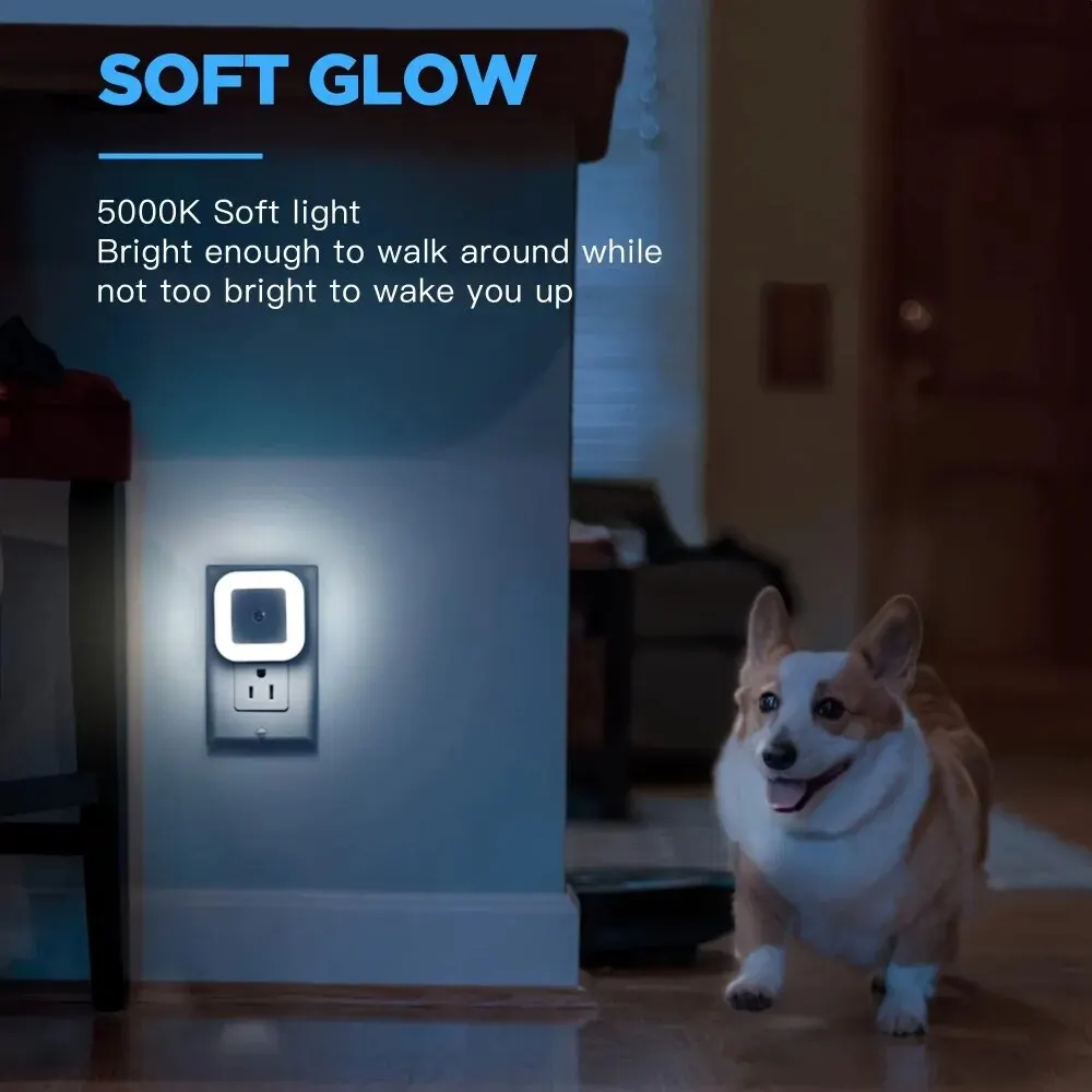 

Intelligent Motion Activated LED Night Light Auto On In Darkness Creative Lighting Solution For Bedroom Corridor Stairs Safety