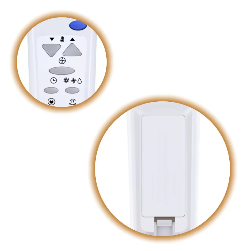 New 3IN1 Replacement Remote Control 6711A90028T/6711A20056T/S for Kenmore AC, No Programming, Instant Use