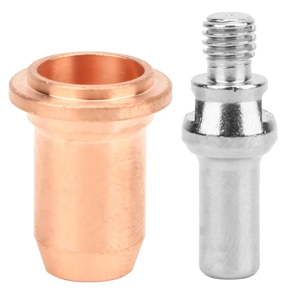 20pcs 0.9mm 1.0mm 1.1mm Plasma Electrode Tips 30A-40A 40A-60A 0.6mm Orifice Plasma Nozzle Kit Flat Tip Design 10 Pcs 20 Pcs Pack