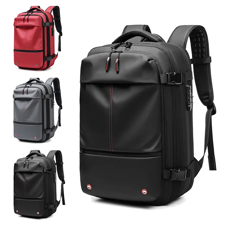 Vacuum Compression Large-capacity Backpack Travel Backpack Men\'s Business Multifunction Computer Bag Fashion Fitness Bags 2024