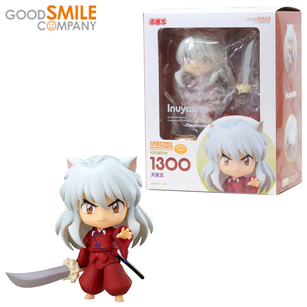Figura de Acción Coleccionable Original GSC Nendoroid 1300 Inuyasha de 10 cm, Modelo de Anime, Juguete Decorativo, Regalo