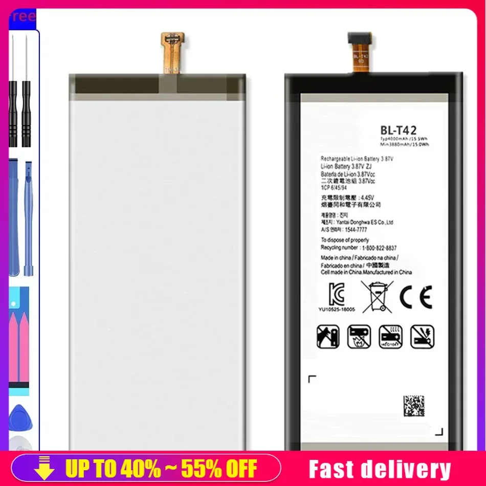 BL-T42 Portable Battery For LG V50 ThinQ 5G V50ThinQ BL T42 LM-V500 V500N V500EM v500xm v50s   Mobile Phone Batteries