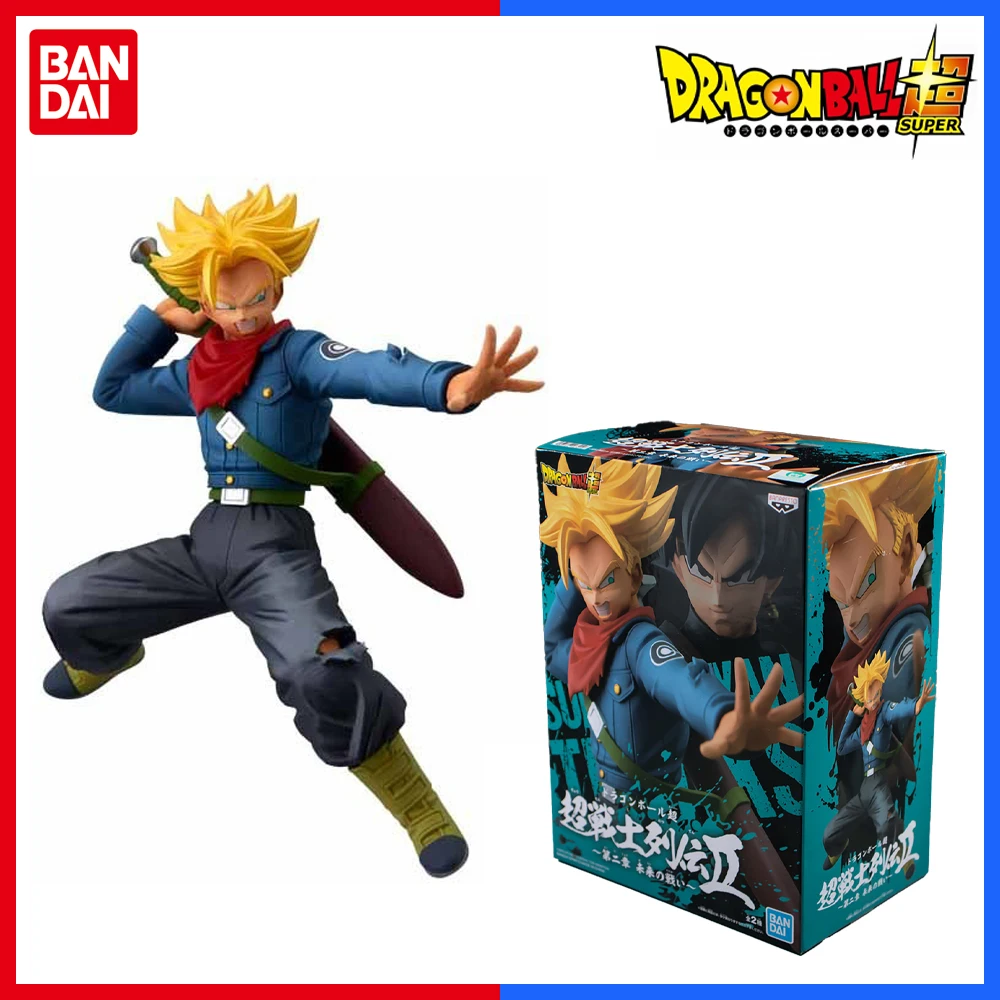 Auf Lager BANDAI Original Banpresto Dragon Ball Figuren Super Chousenshi Retsuden Trunks Zamasu PVC Cool Modell Sammlung Spielzeug