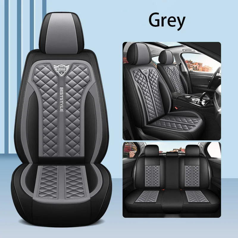 Universal Leather car seat covers For FORD TRANSIT Everest Ranger BRONCO Tourneo all car model accessories Vehicle supplies auto