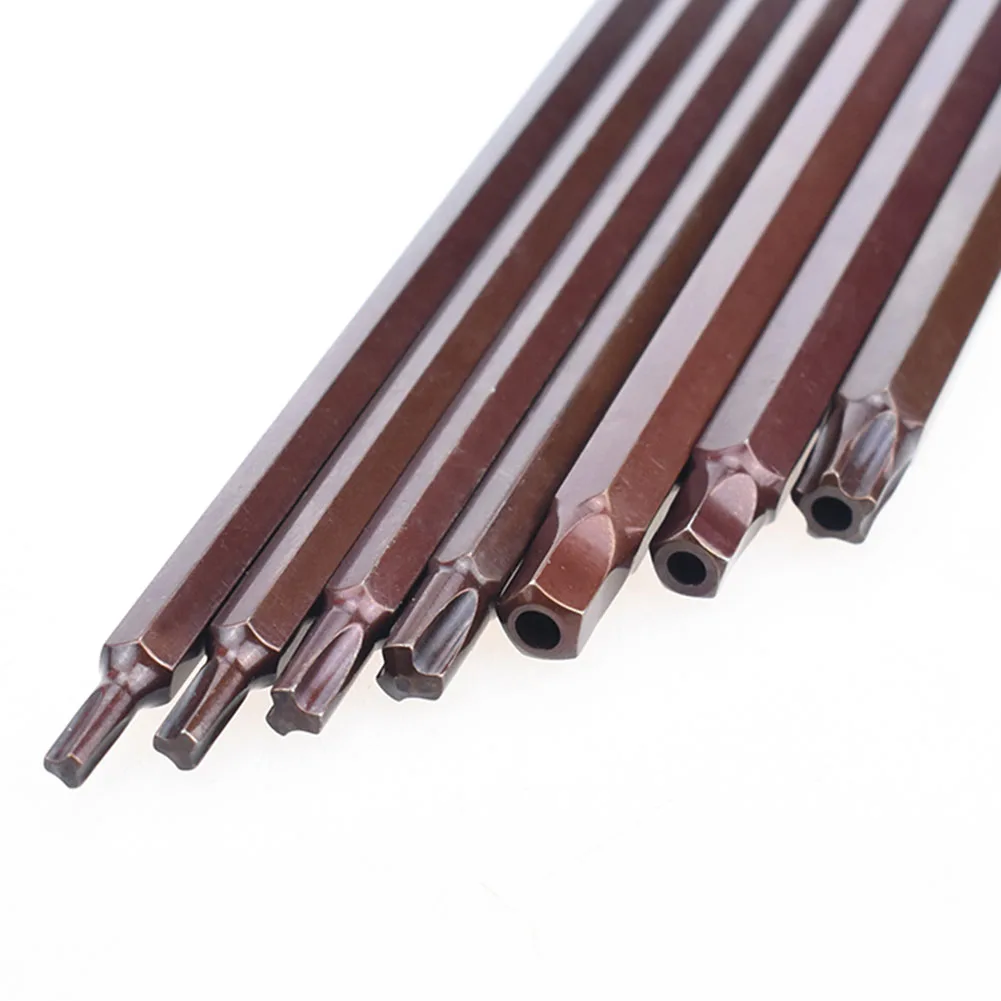 7 قطعة L نوع Torxs وجع مجموعة مزدوجة نهاية مفك Y4 Y5 Y6 Y8 البنتاغون مع ثقب 6 مللي متر 8 مللي متر T45 ستار رئيس المفك أدوات يدوية