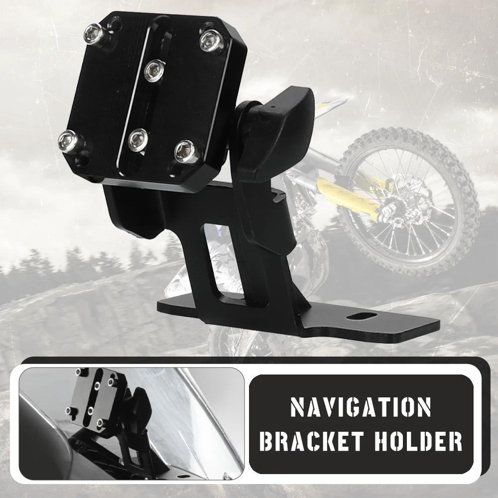 Motorcycle For 890 Adventure R S 2023-2025 890 ADV Rally CNC GPS Navigation Mount Phone Mount Bracket Rotatable Adjustable Mount