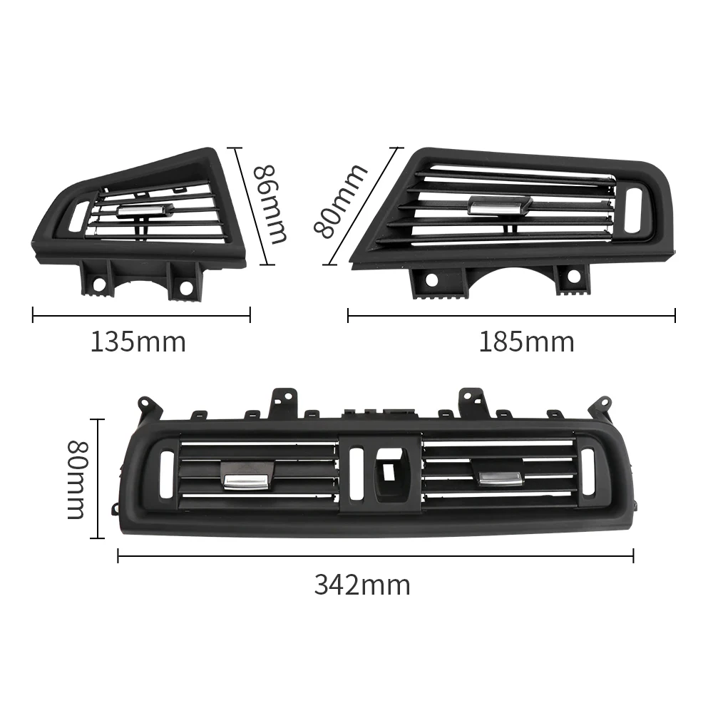 LHD RHD Central/Left/Right Air Conditioner AC Vent Outlet Grille Panel For BMW 5 Series F10 F11 F18 520i 523i 525i 528i 535i