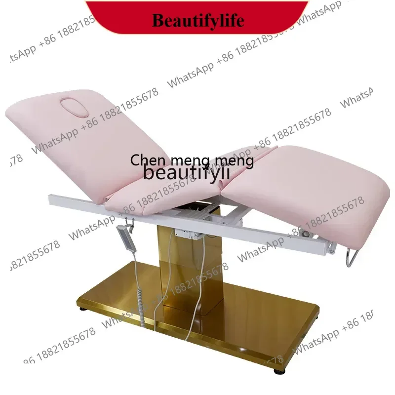 

D178 H Electric beauty bed embroidery bed lifting folding tattoo chair massage massage chiropractic
