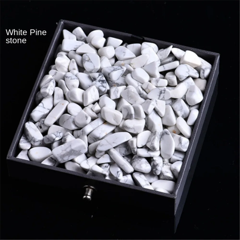 Reusable 100g Seven Colored Agate Natural Crystal Art Gravel Ornament Decorative Landscape Craft for Garden Decoration