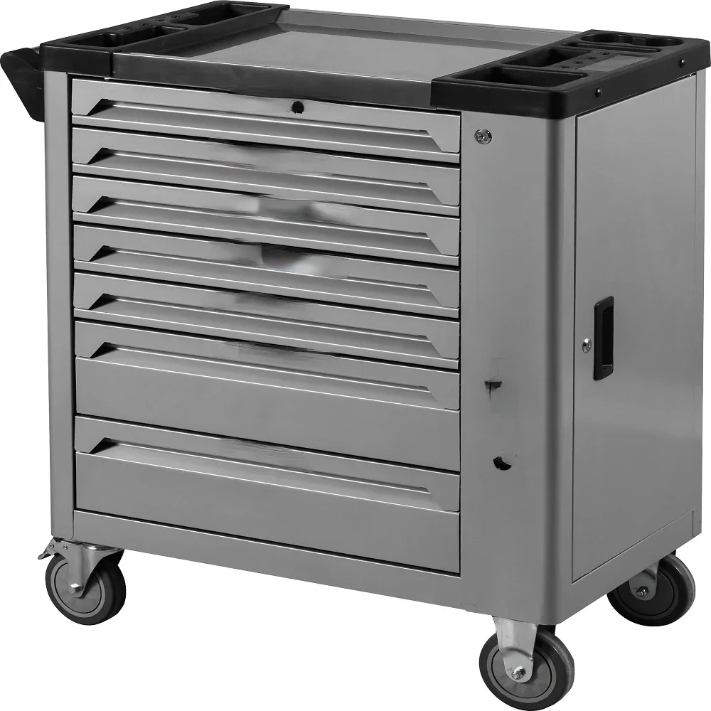 Garage Storage Auto Repair Metal Workshop Stainless Steel 7 Drawer Steel Tool CabinetHot Sales