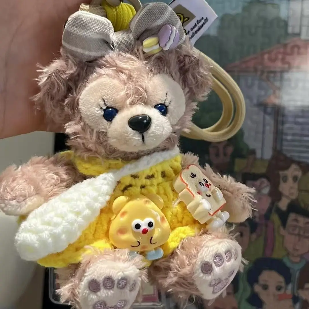 Disney Shelliemay Duffy Sweater Series Soft Plush Filling Doll Backpack Hanging Ornaments Keychain Decoration Girl Birthday Gift
