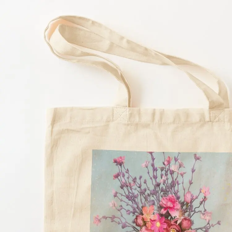 Flower Power, Rum Tote Bag shopper bags for women tote bag woman handbag hand bag