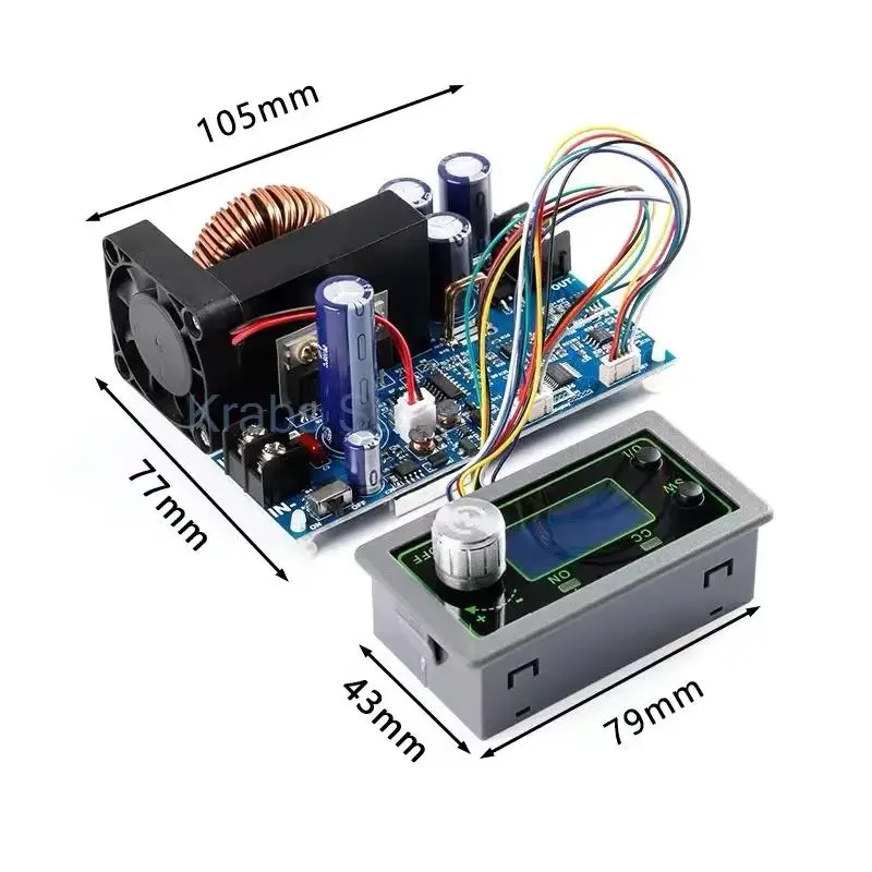 luxuryWZ5020L Power Supply Module DC 50V 20A 12A 5A 1000W Adjustable CNC WZ5012L WZ5005L Step-down Voltage