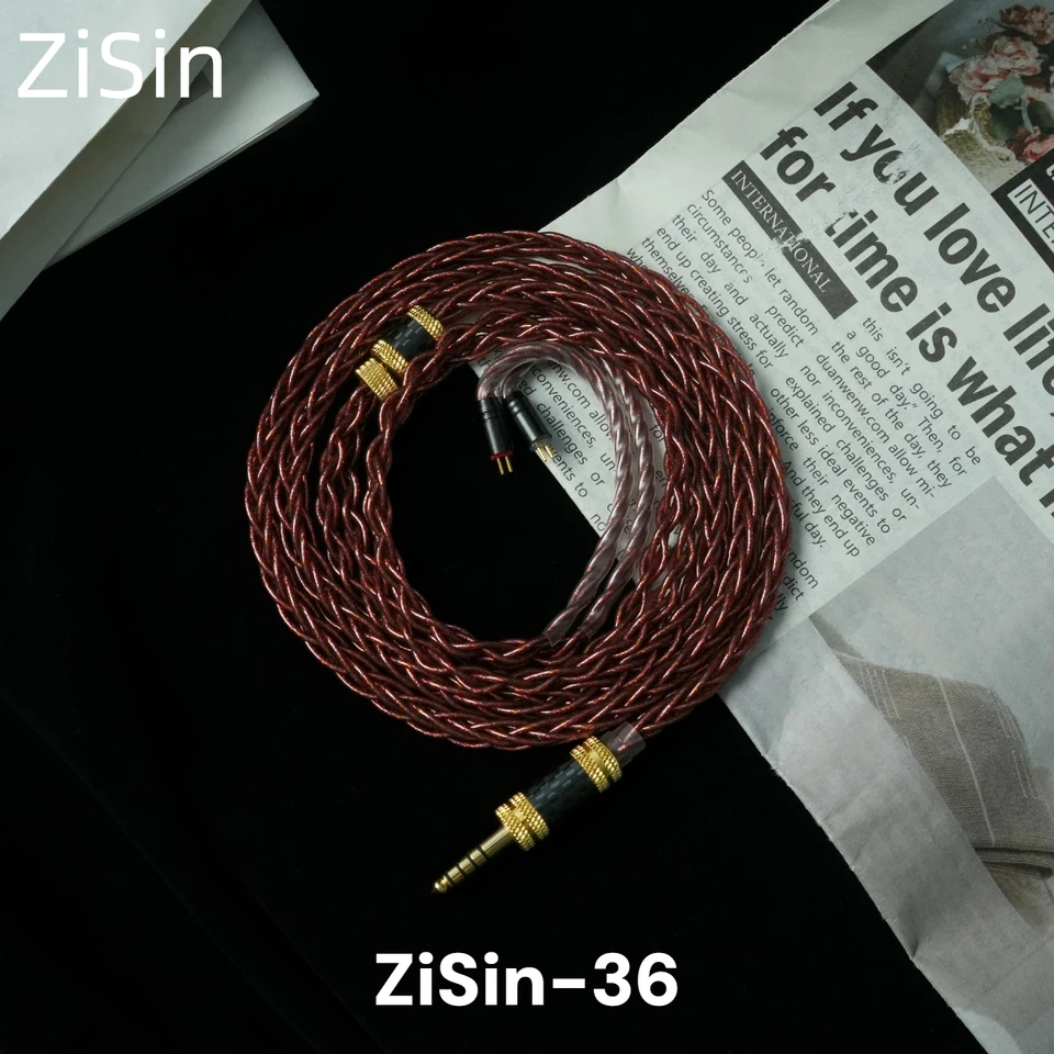ZiSin マルチ要素HIFIイヤホンケーブル 1.25m 0.78mm 2PIN