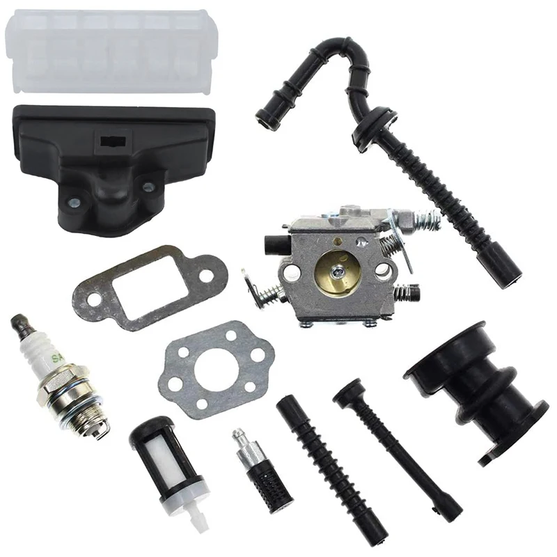 Kit Filter udara karburator untuk Stihl 021 023 025 MS210 MS230 MS250 250 gergaji mesin 1123 120 0605, 1123 160 1650