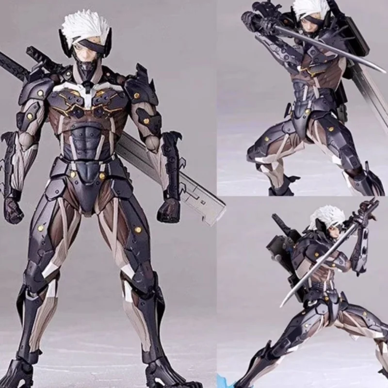 

В наличии: Коллекционная фигурка Райдена Снейка из Metal Gear Solid (MGS) от Yamaguchi – модная аниме-модель, трендовая игрушка, настольная кукла, подарок