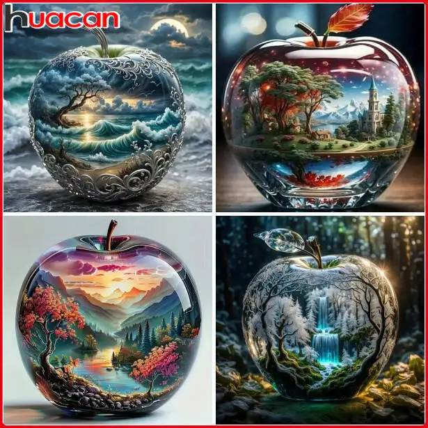 Huacan 2025, neue Kollektion, Diamantgemälde, Schmetterling, Blume, Diamant-Mosaik, Kunst, handgefertigte Heimdekoration