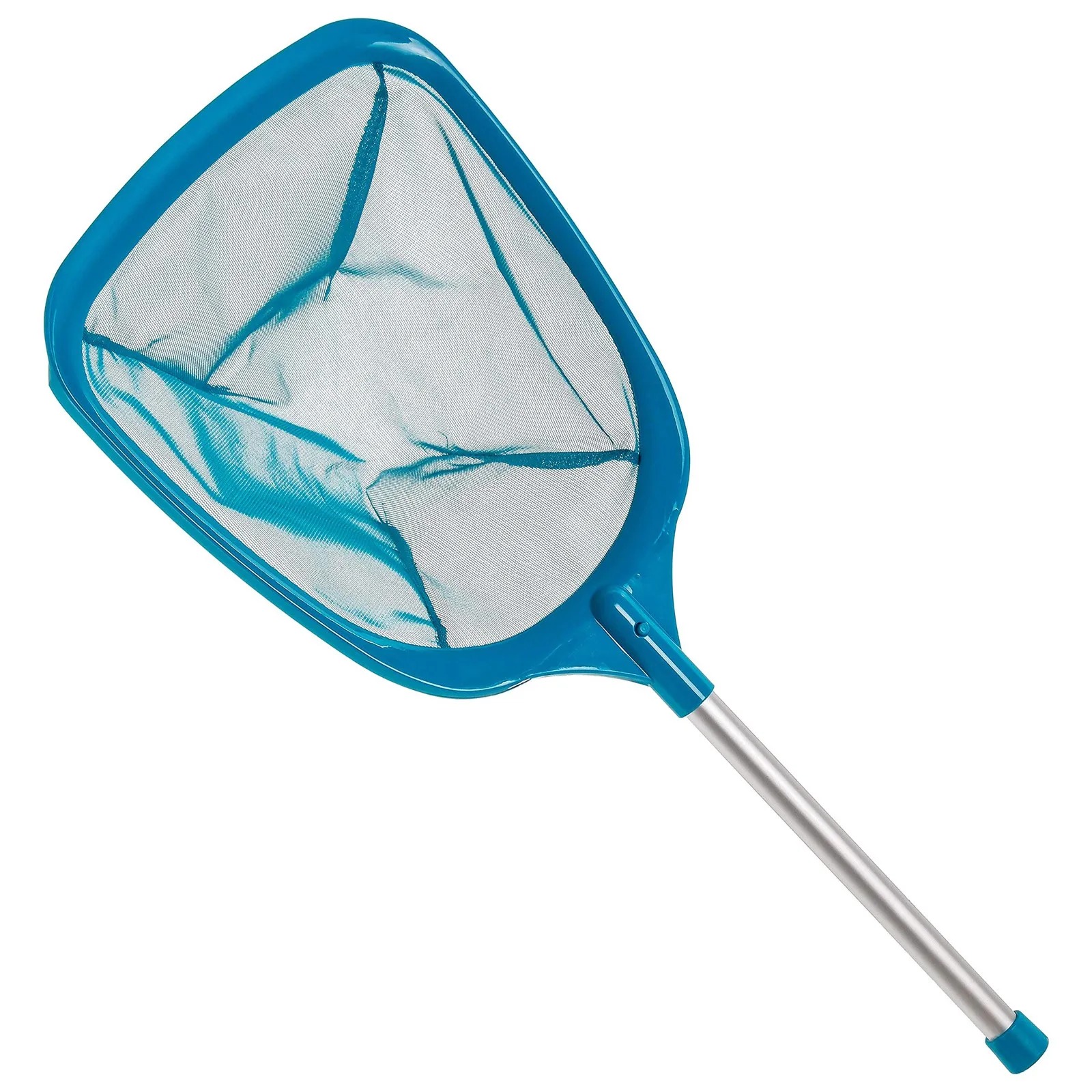 

Swimming Pool Skimmer Net with Metal Pole Pool Net Skimmer Rak Leaf Rake Net Pool Cleaner Leaf Removal Garden Pond Cleaning Tool