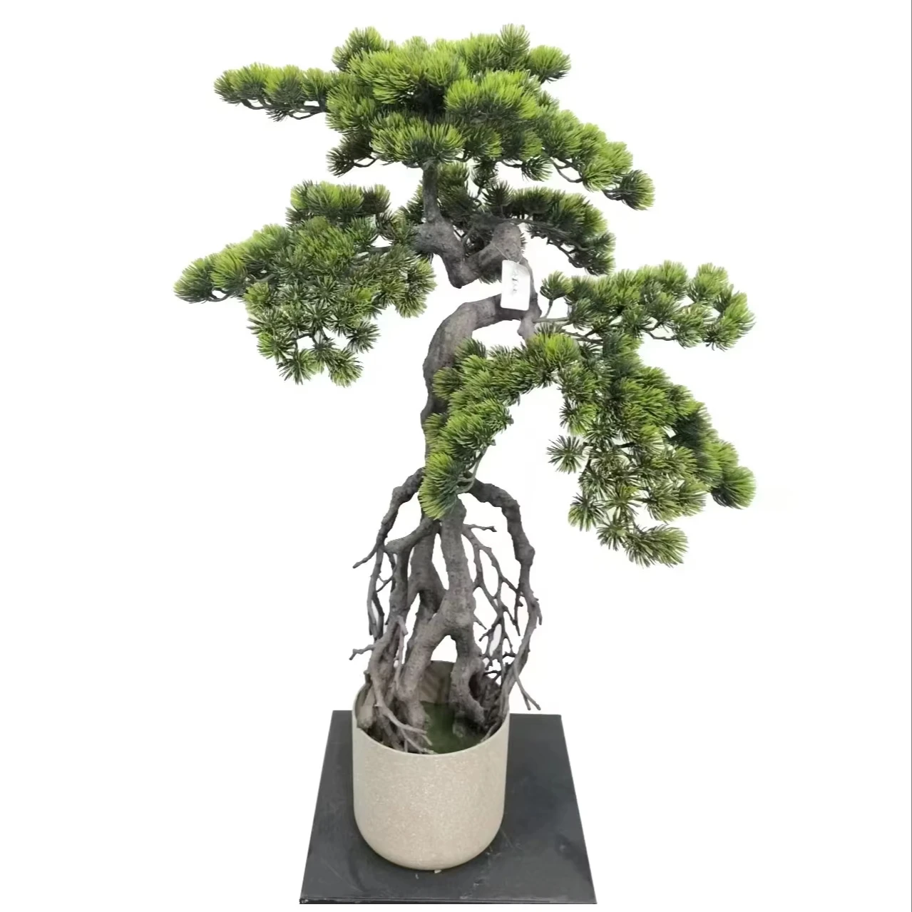 

Beauty Pine Simulation Welcoming Guests Pine Indoor and Outdoor Decoration Landscape Simulation Tree