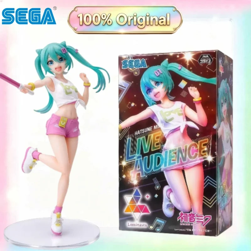 在庫あり。100％正規品。segaの初音ミク・チアスティック。カジュアルなアニメフィギュア。デスクトップやオフィス、自宅の装飾に。コレクションとしても最適。ギフトにも。