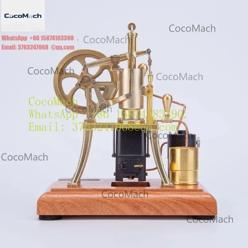 Circulating Water Cooled Stirling Engine Model Temperature Difference Engine R01 for Laboratory Science Experiment