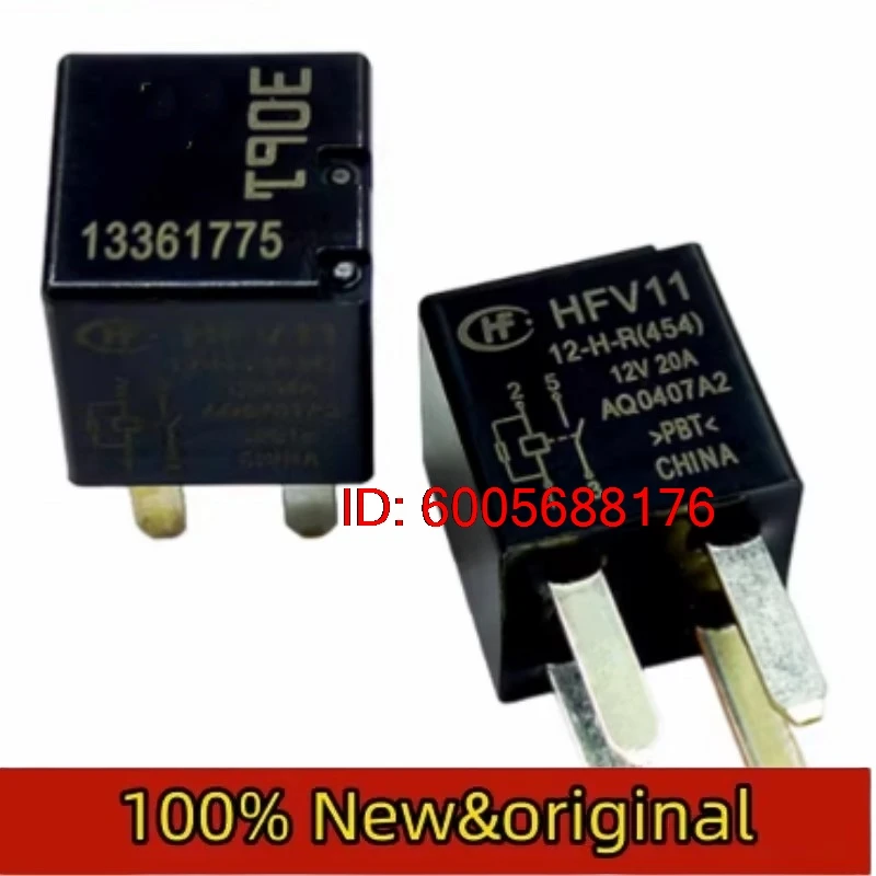 5pcs New Relays New 13361775 12V 20A 4-pin automotive relay HFV11 12-H-R