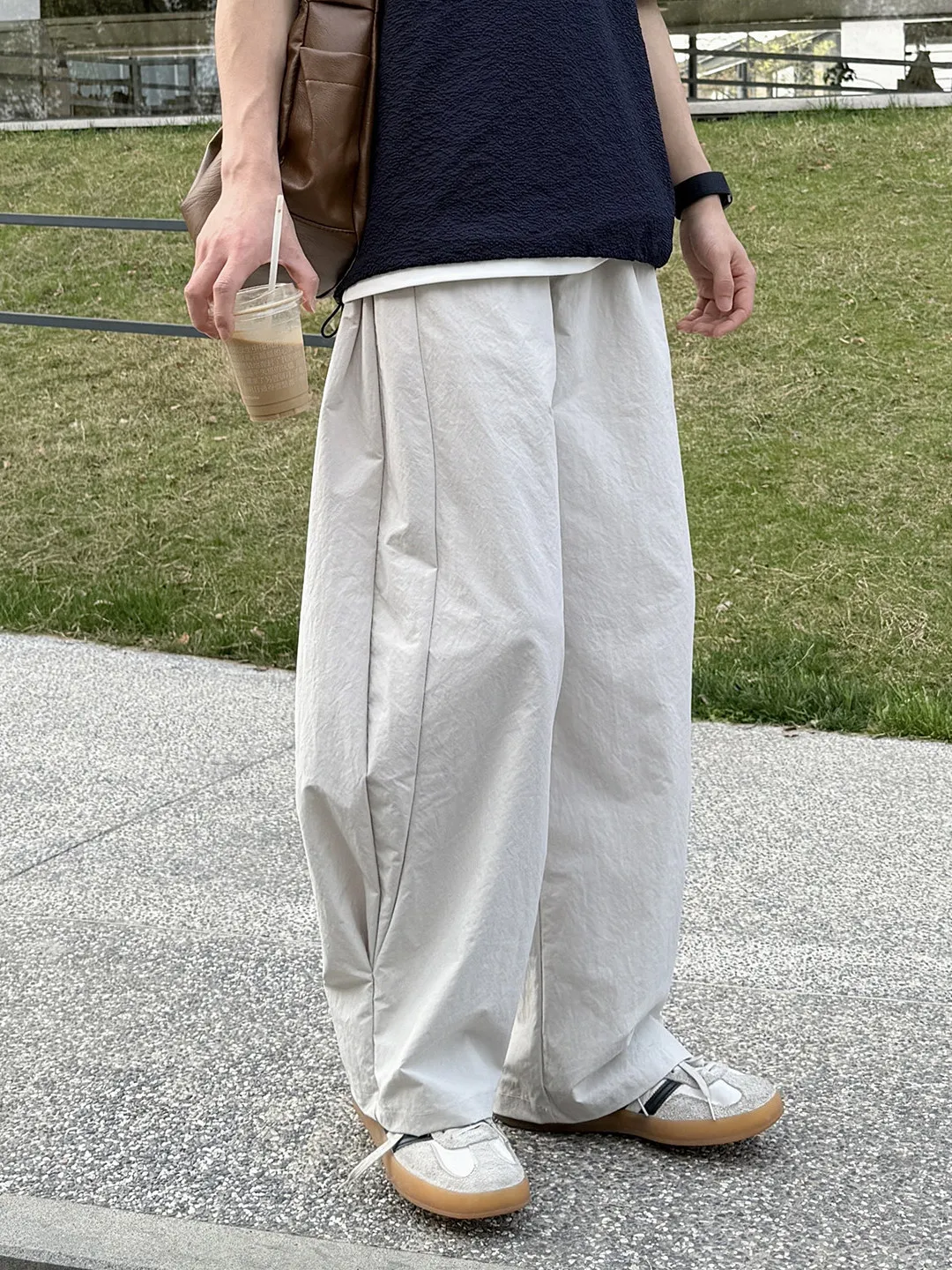 

Outdoor Casual Loose Fit Knife Blade Pants Waterproof Quick Dry Lightweight Summer New Style Men's Cargo Trousers