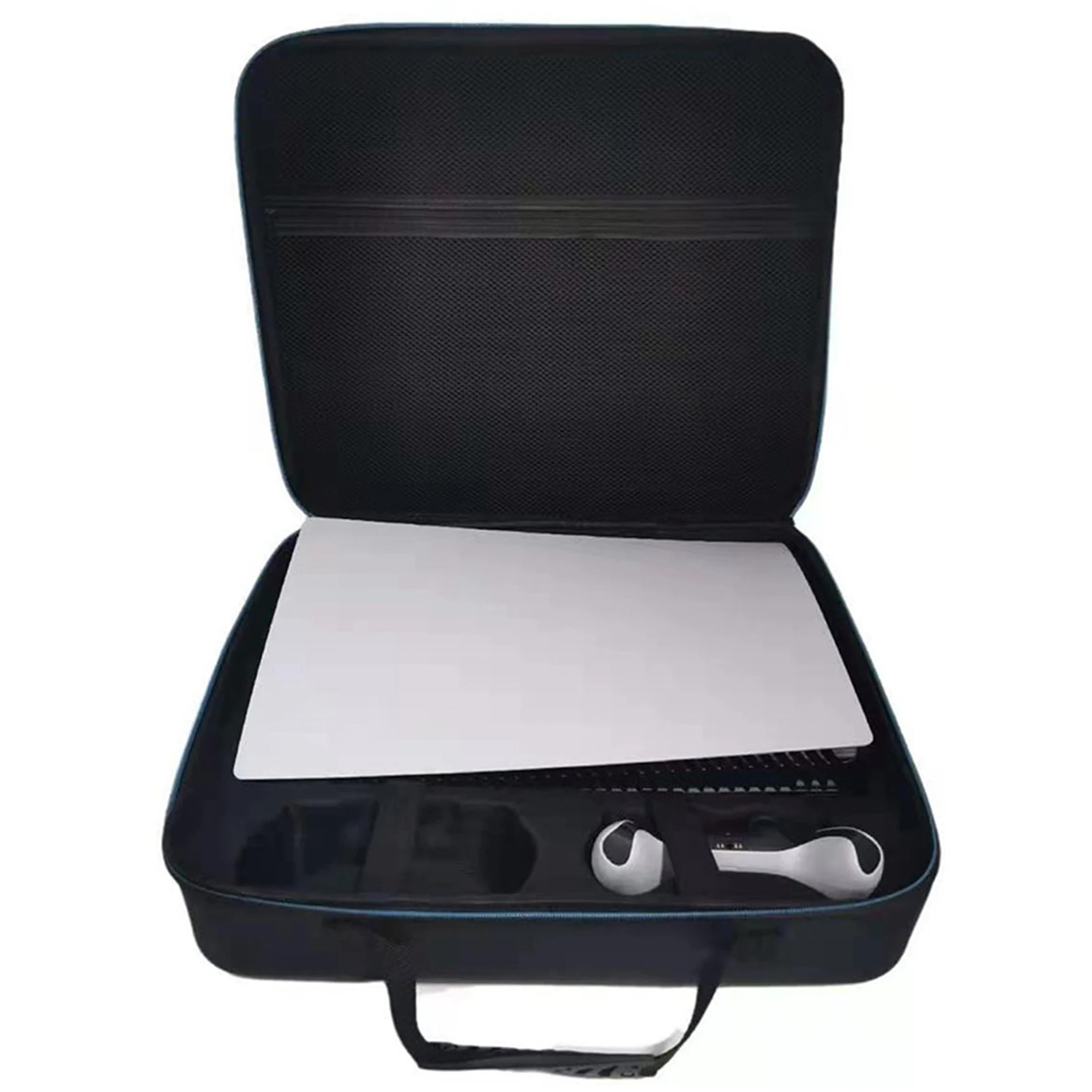 حافظة صلبة لهاتف آيفون مقاوم للماء من النايلون المقاوم للماء بمقبض ناعم وحزام كتف قابل للتعديل وحدة تحكم الألعاب صندوق حمل ملحقات الألعاب #5