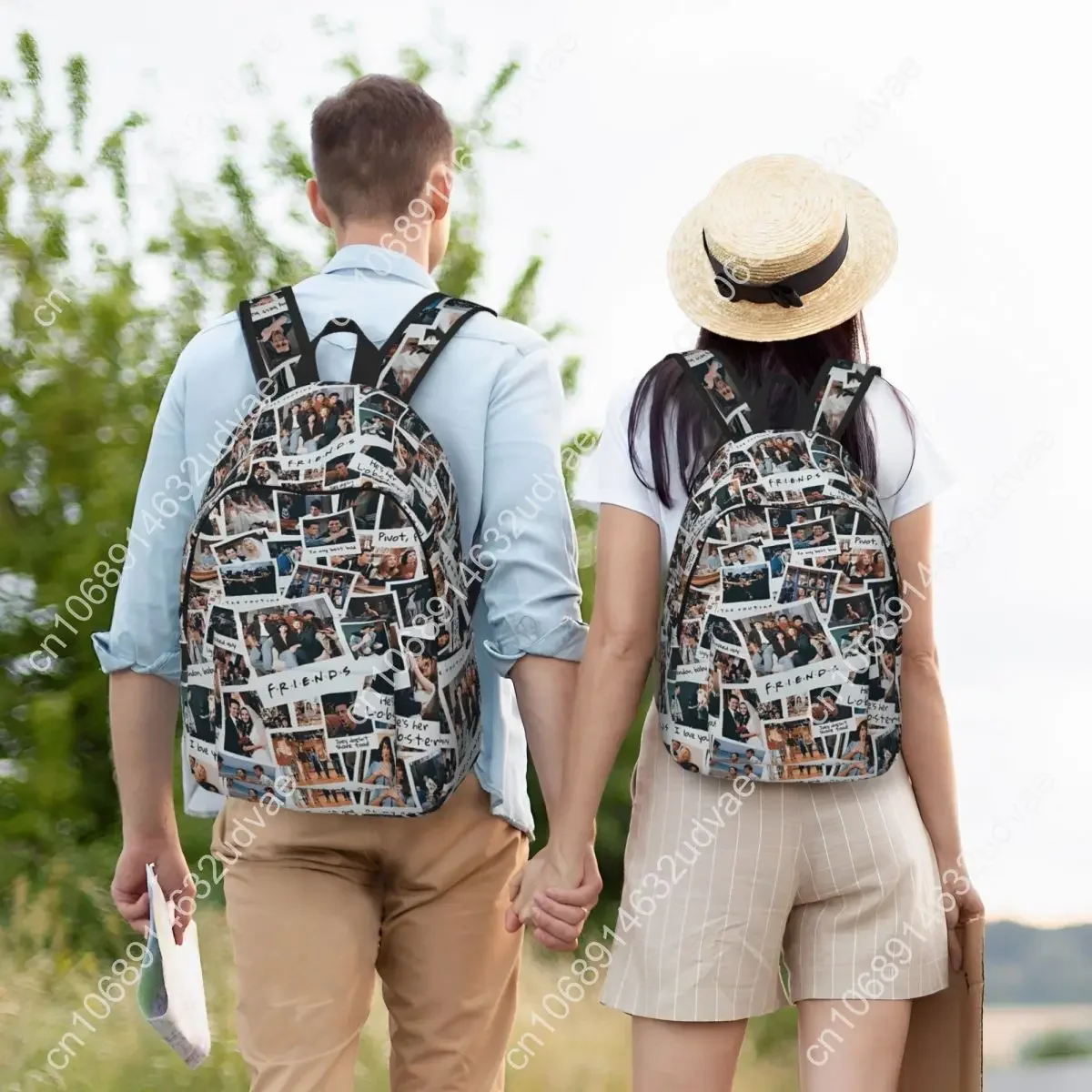 Friends The TV Series Cool Backpack with Pocket High School Work American tv Show Rachel Daypack Men Women College Canvas Bags