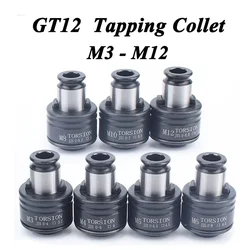 M3-M12 GT12 ISO JIS DIN M3-M12 Set pinze autofilettanti rubinetti mandrini con protezione da sovraccarico pinze autofilettanti rubinetti