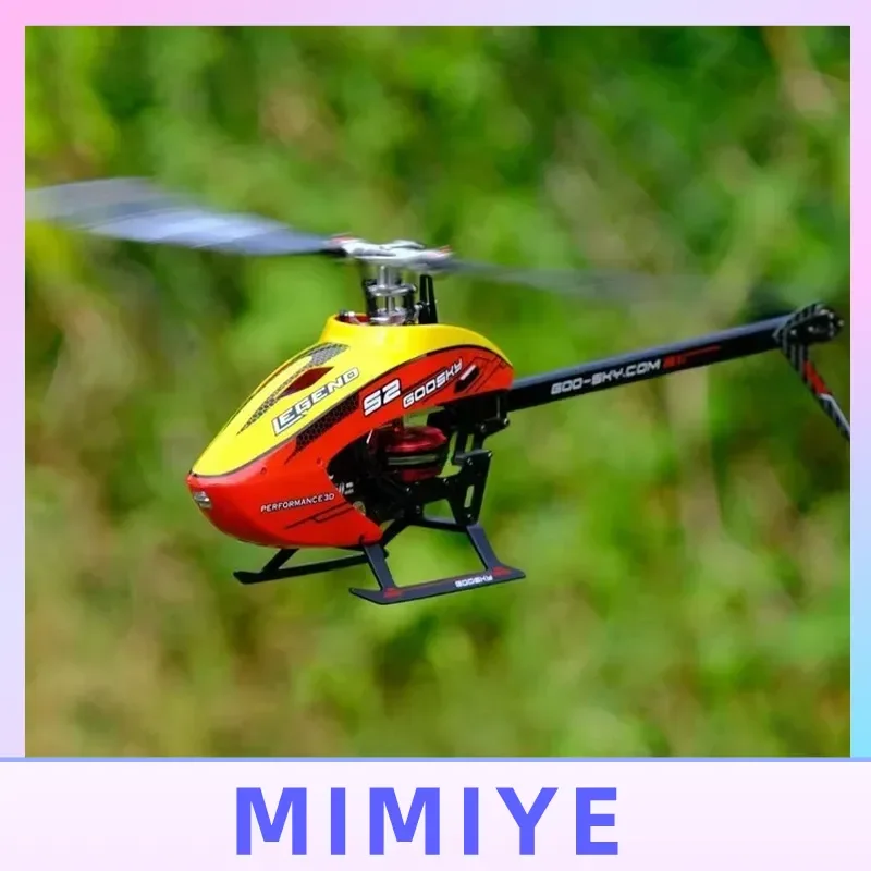 

GOOSKY S2 Вертолет 3D Трюк RC Самолет Двойной Бесщеточный Прямой Привод 6-канальный Пульт Дистанционного Управления Дрон Игрушечный Самолет M2