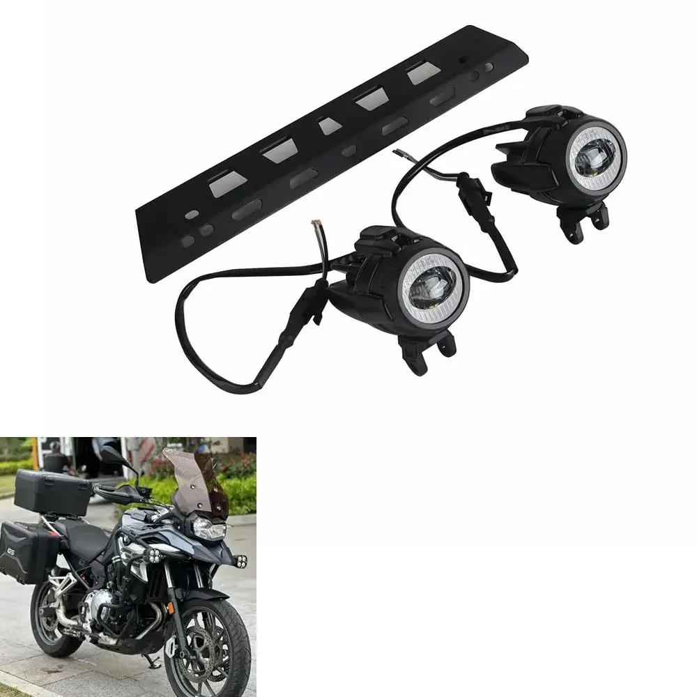 Motorcycle Front LED Auxiliary Light Bar Headlight Assembly kits for F750 F850GS 2019-2023