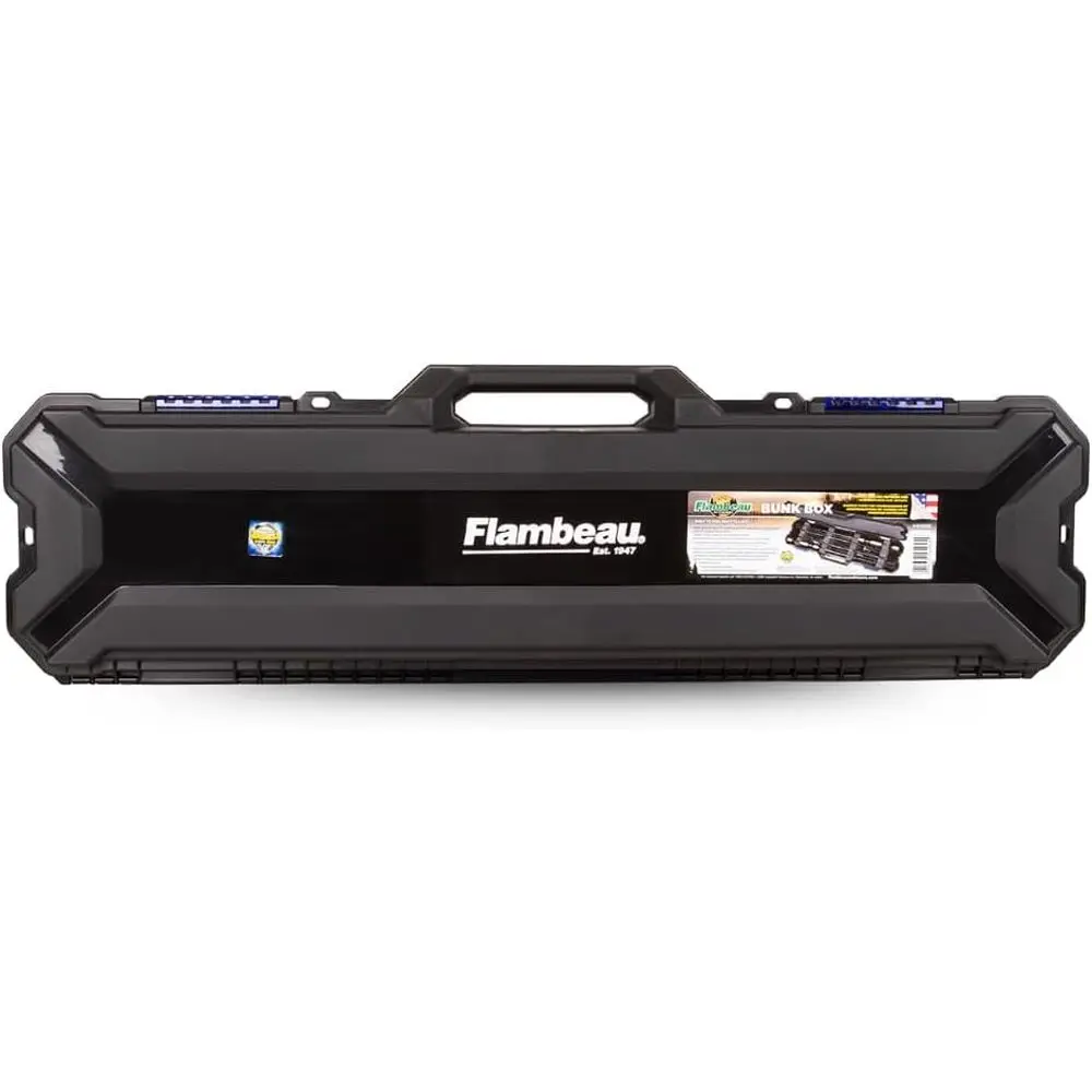 

Portable Fishing Rod Bunk Box Storage, Black
