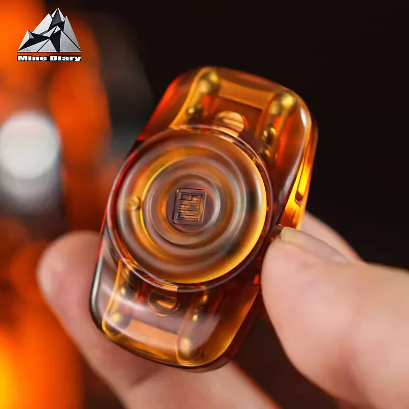 GAO Studio EDC PC Hand Spinner Magnetic Open Armor Two-Leaf Fidget Spinner Stress Relief Fidget Toys Office Gadget