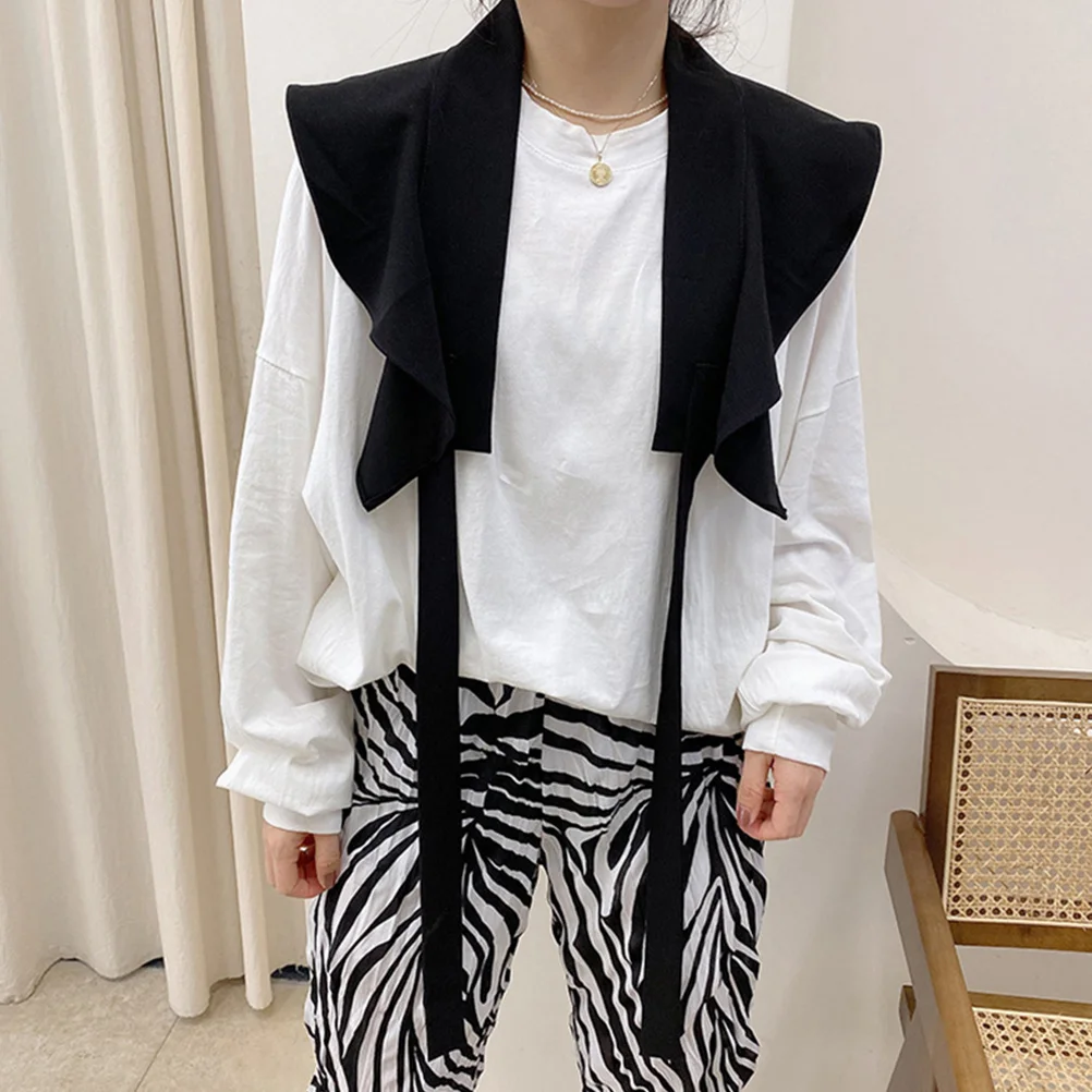 Ruffled Fake Collar Detachable Women'S Clothing Accessory For Shirts T-Shirts Spring Autumn Winter Fashion Decorative Collar